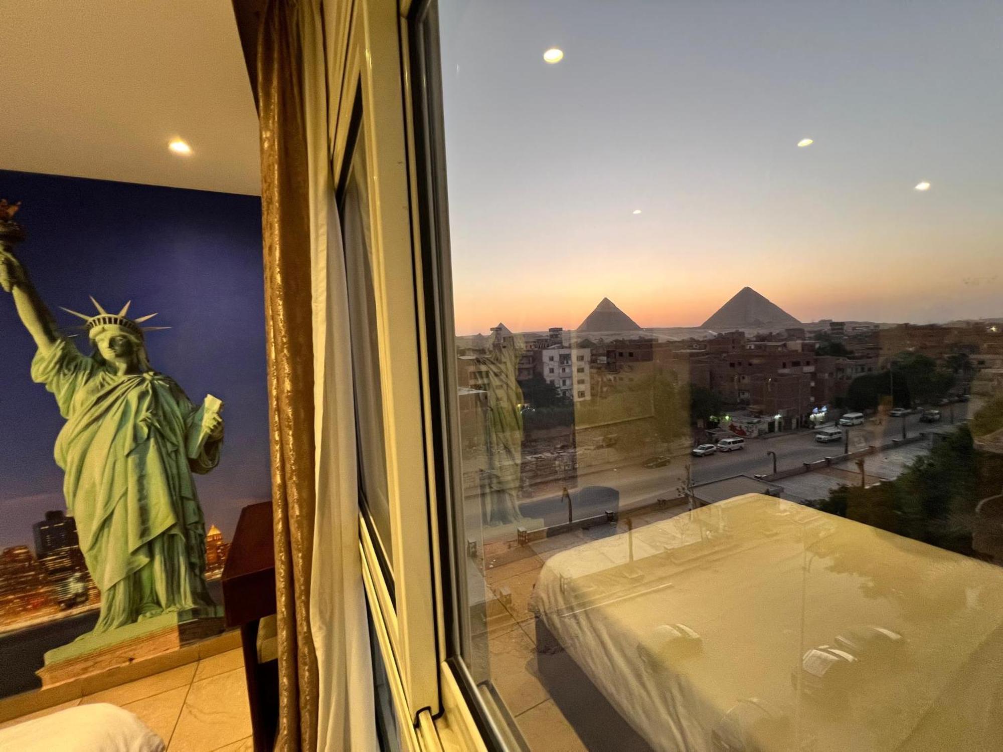 King Khafren View Inn Kafret el-Gabal Exterior foto